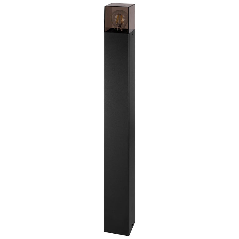 Lampa ogrodowa E27 LED Denver 80cm IP44 IK08 zewnętrzna wysoka stojąca czarna MasterLED