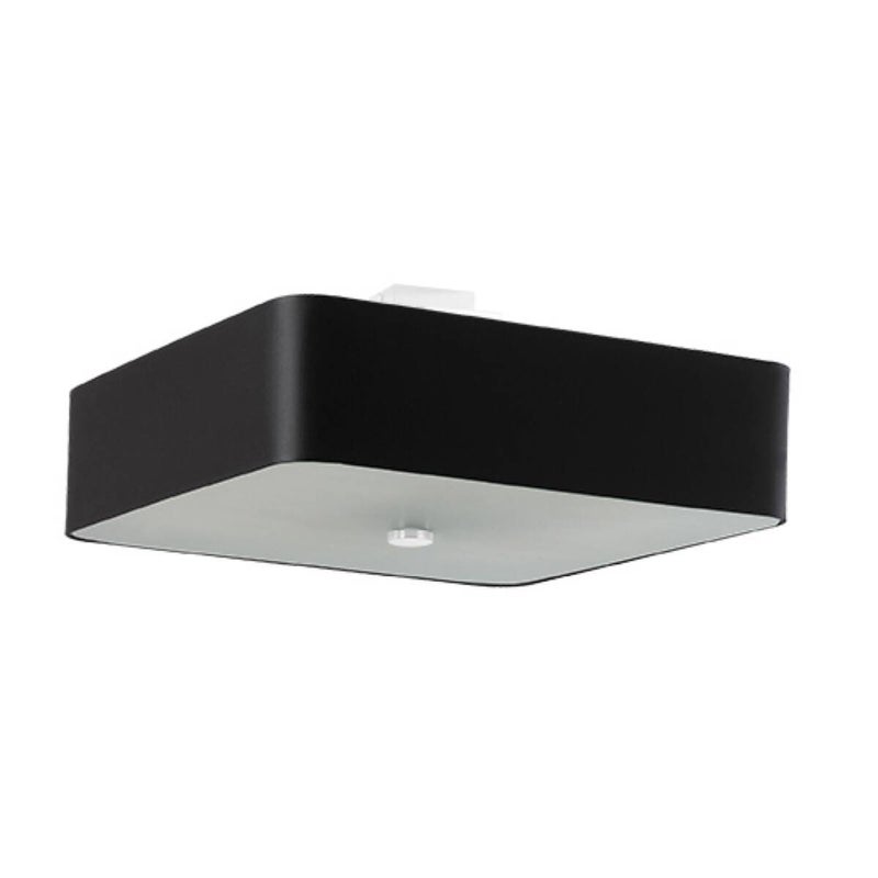 Lampa sufitowa klosz kwadratowy czarny 55 x 25 cm LOKKO 5xE27 15W SL.0826 Sollux Lighting
