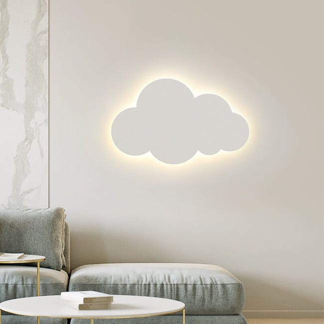 Nowoczesna lampa ścienna do wnętrz - klosz akrylowy ze zintegrowanymi diodami LED - trójkolorowe światło zmieniające się