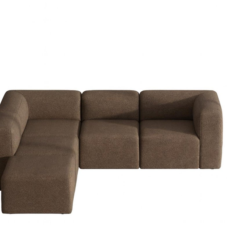 Cubic XL sofa szezląg prawy lub lewy brązowe.