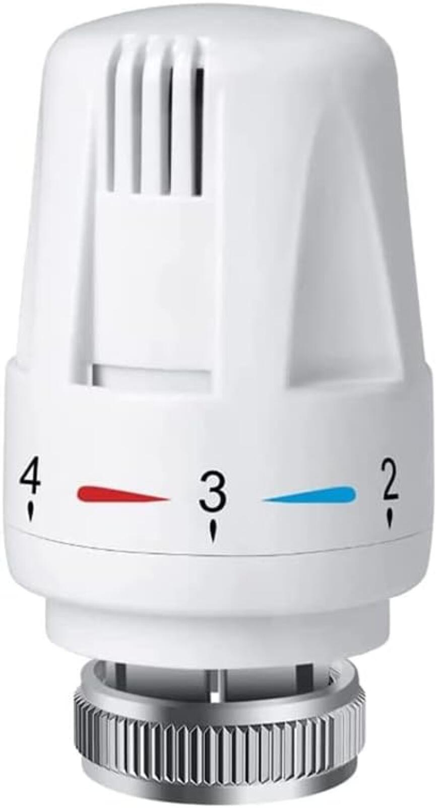 M30x1,5 Biały 1 sztuka Głowica termostatyczna Zawór termostatyczny do ogrzewania Zawór grzejnikowy Zawór regulacji temperatury Gwint