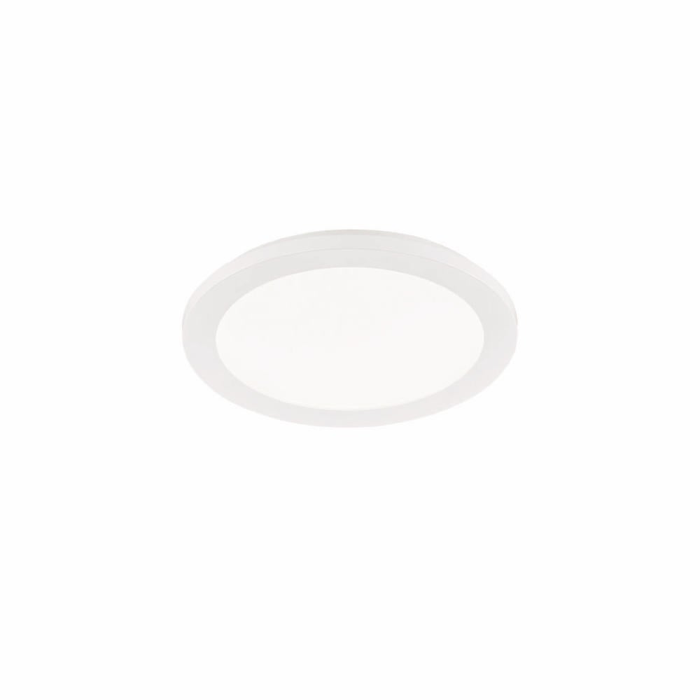 Plafon okrągły CAMILLUS LED 15W Ciepła biel 1350 lm biały wym:3x26x26cm IP44 RL