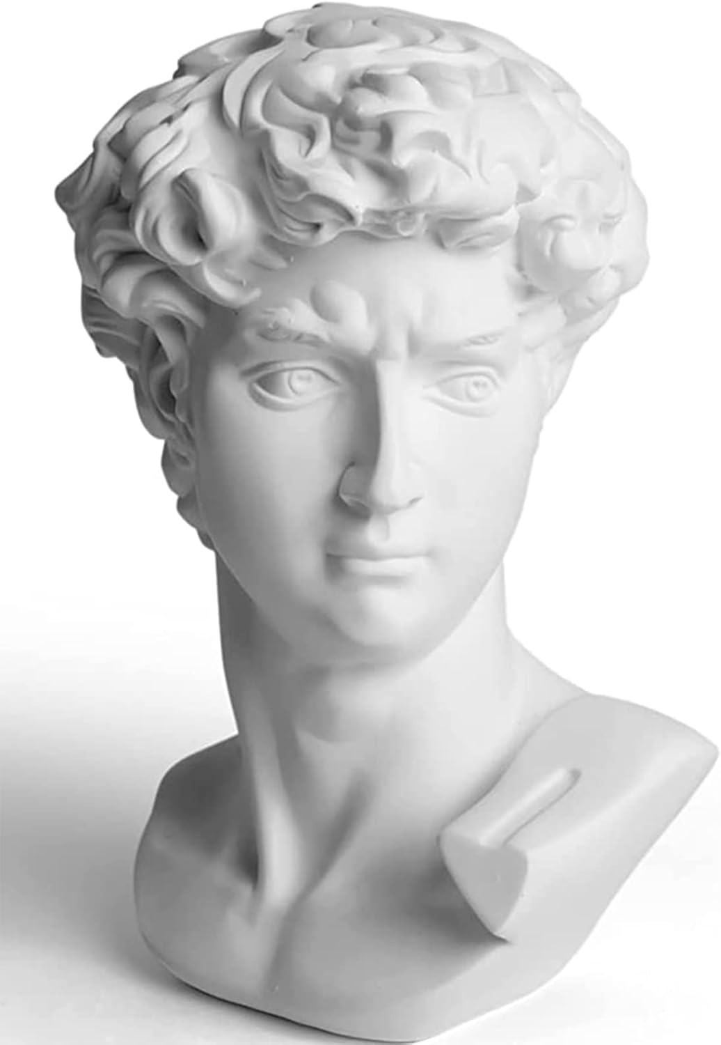 15 cm żywiczna figurka Dawida, popiersie, rzeźba z mitologii greckiej, dekoracja do domowego biura i biblioteki, prezent, sztuka DIY