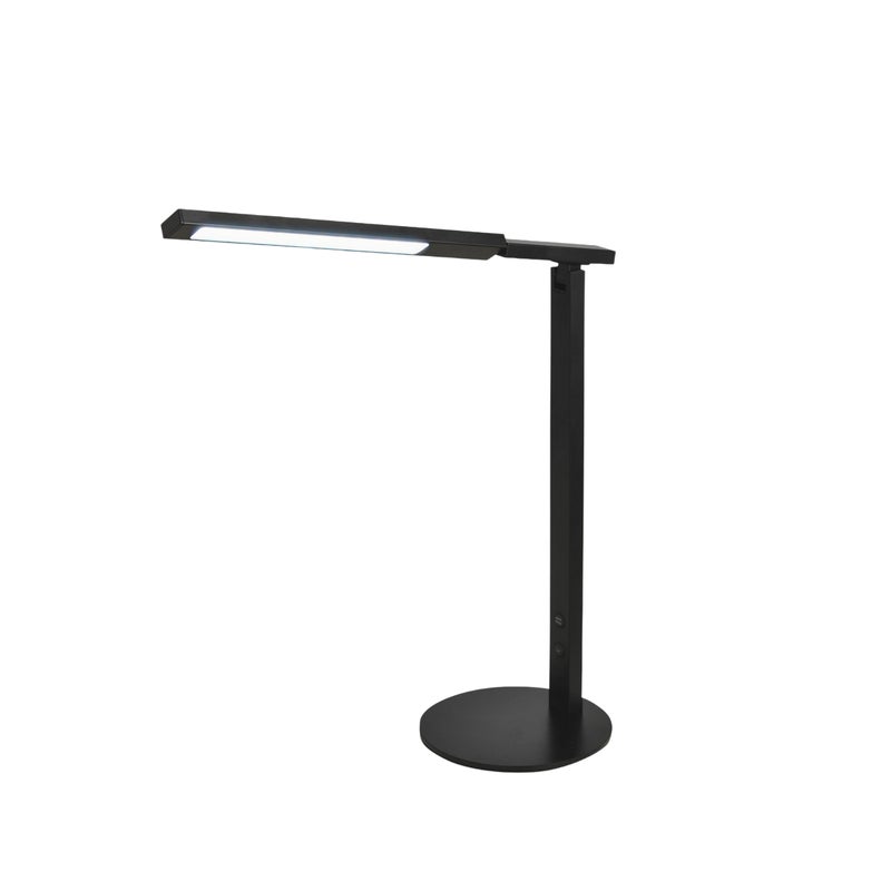 Ideal Fabas Luce lampa stołowa LED 10 W, czarna, dotykowe ściemnianie CCT 3000-6000 K, nowoczesny design