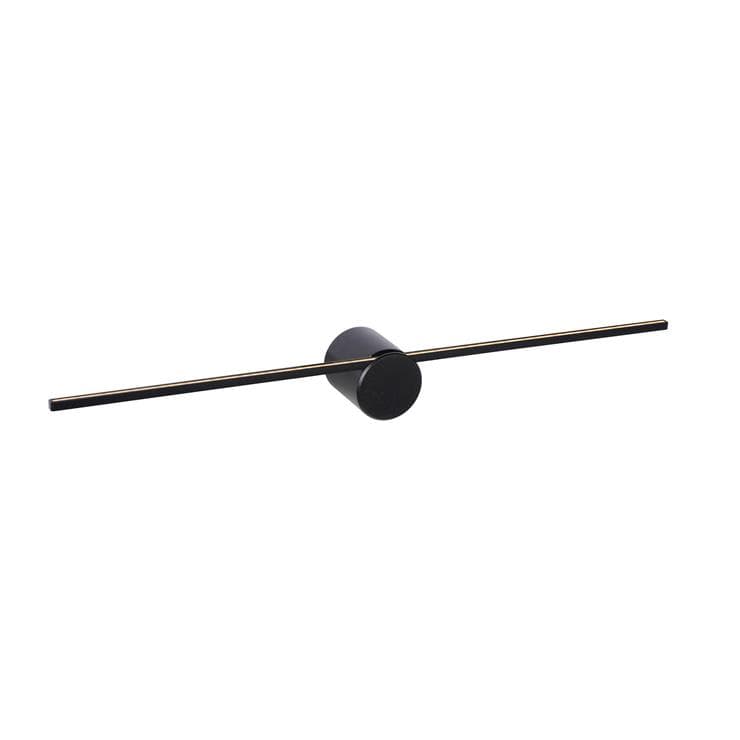 Kinkiet LED MIZAR czarny 6W Ciepła biel 450lm aluminium wym:6x60x7cm IP44 Lucide