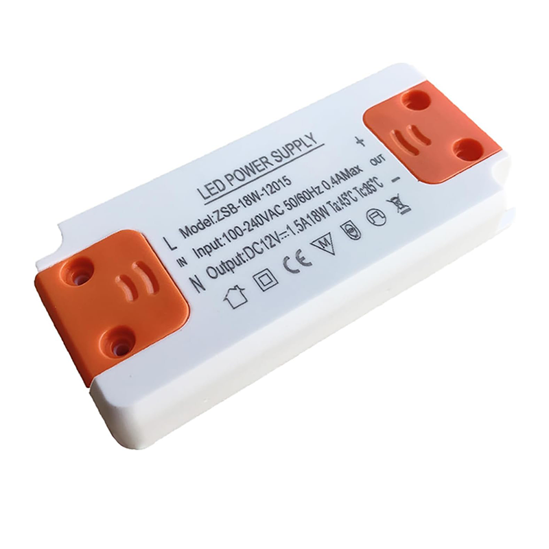 Transformator LED 18 W, przetwornik 12 V DC, zasilacz stałonapięciowy do diod LED G4, GU5.3, MR11, MR16