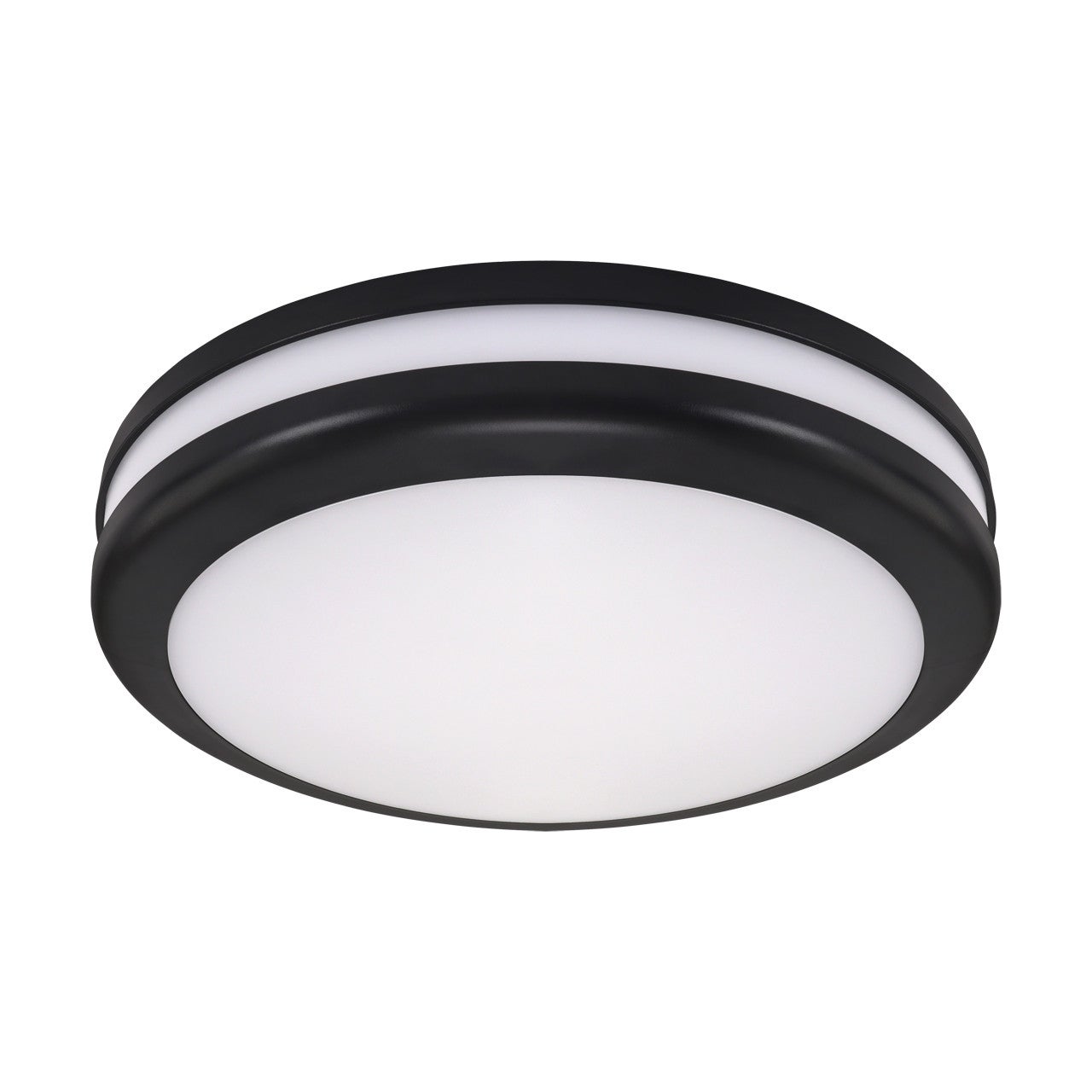 Plafon zewnętrzny Birma czarno-biały 2xE27x18W IP54 wym: 9,8 x 30,5 x 30,5 cm tworzywo sztuczne Struhm