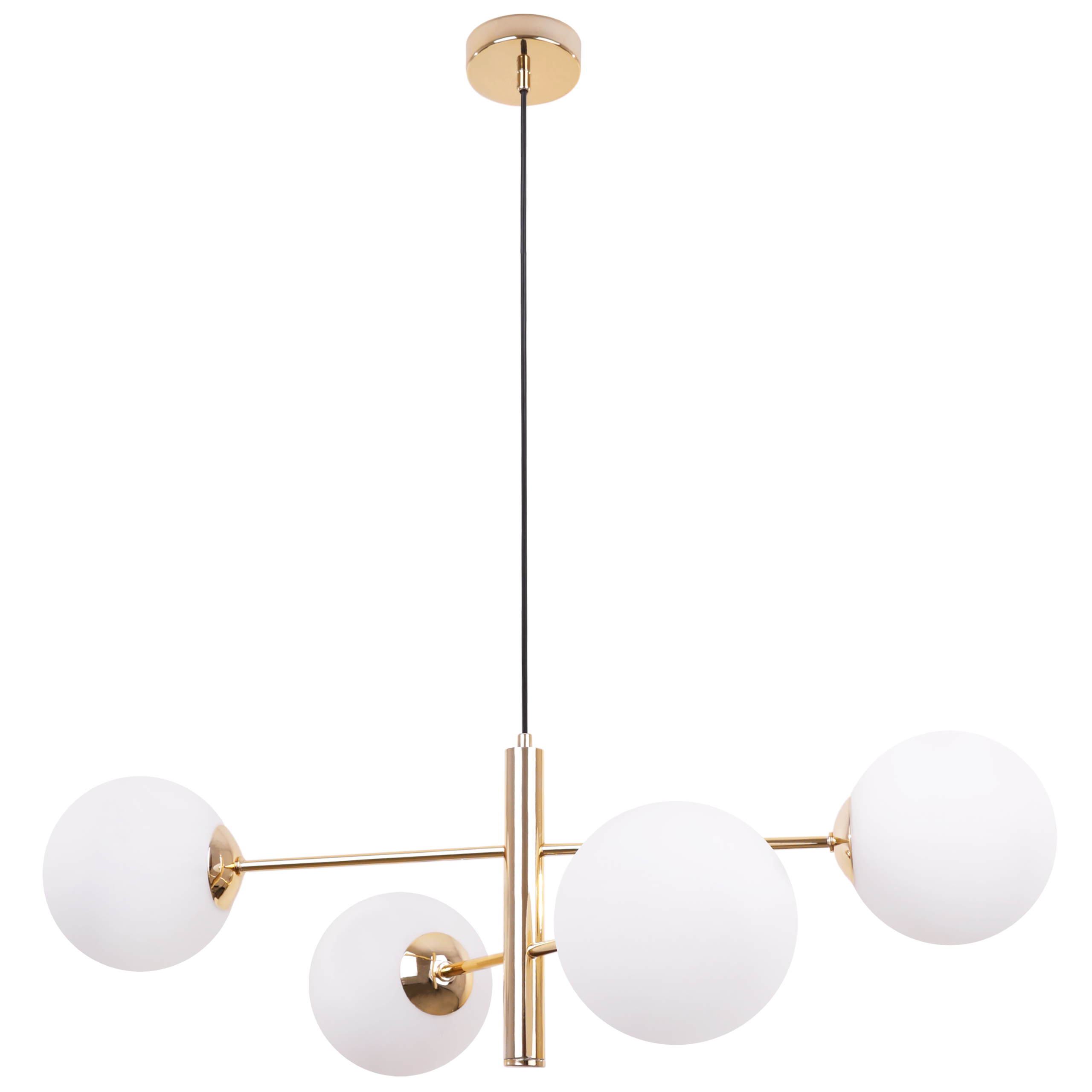Lampa sufitowa wisząca Light Home LH Vicenza 4x E14 60W złoty