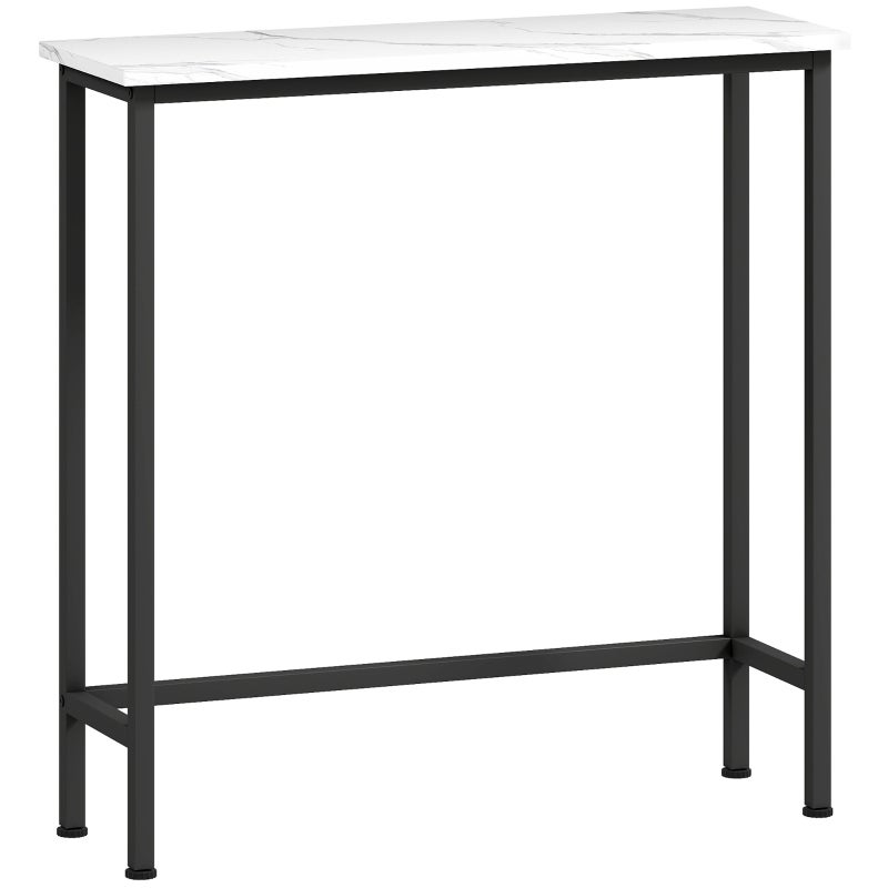 Stolik kawowy 75 x 24 x 76 cm, wodoodporna konstrukcja odporna na promieniowanie UV, z regulowanymi elementami, czarny, drewno