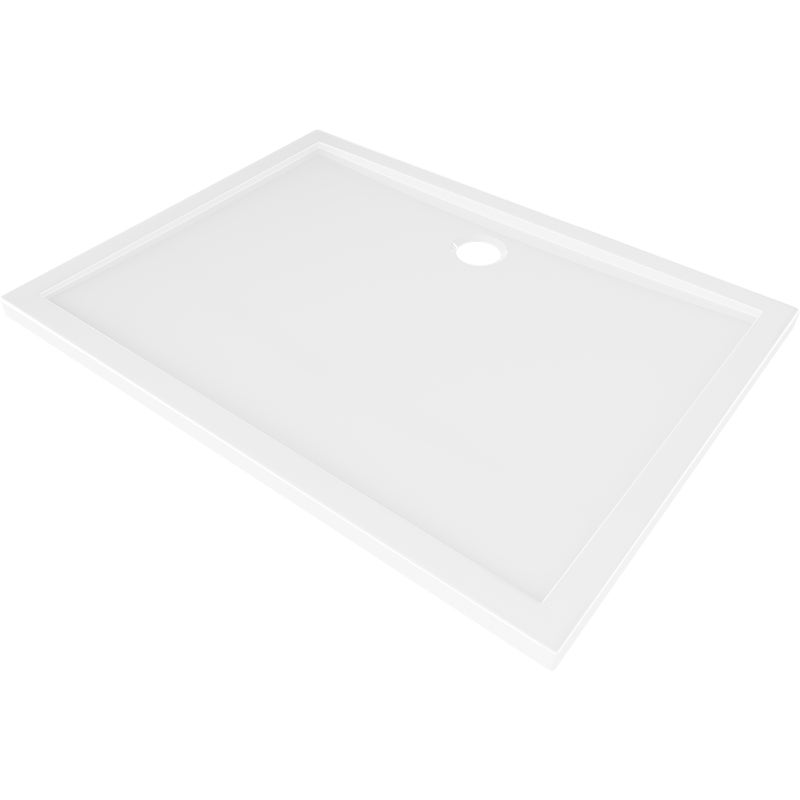 Mexen Flow brodzik prostokątny slim 100 x 75 cm, biały połysk - 46R107510