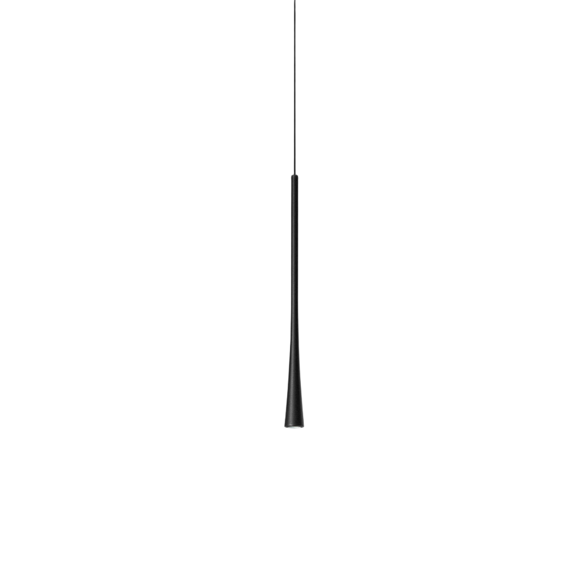 Lampa wisząca DAFNE S/P 7W LED 3000K 213lm w kolorze satynowego czarnego aluminium – oświetlenie bezpośrednie do wnętrz – Gealuce