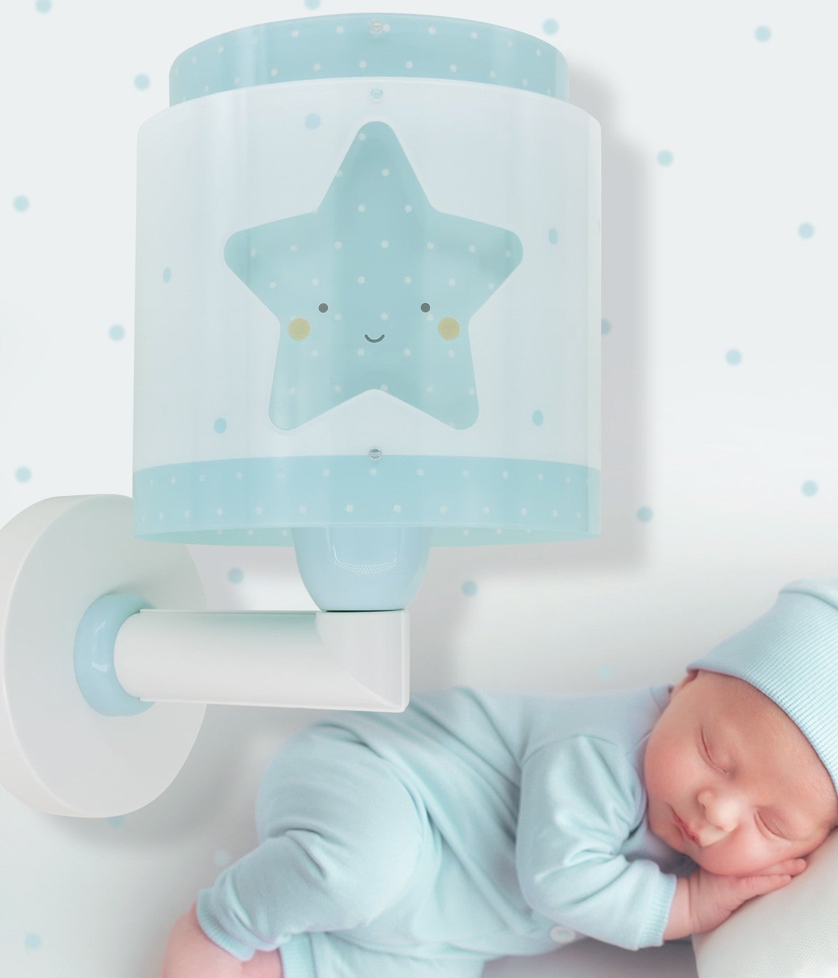Kinkiet Baby Dreams - Gwiazda dla dzieci niebieska
