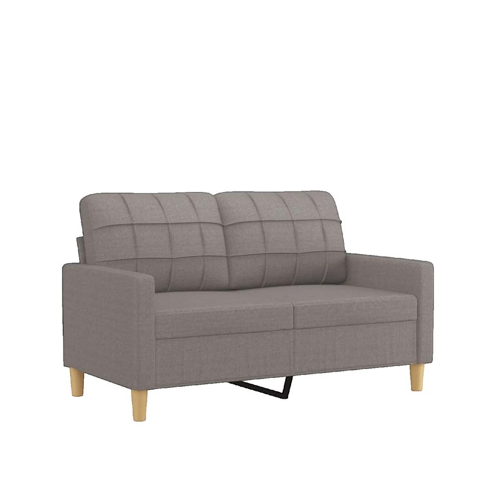 Zestaw sofów vidaXL 3 części beżowy trwała tkanina i nowoczesny design