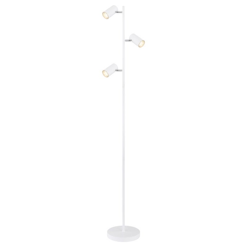 Lampa podłogowa z 3 światłami Robby biały - 57910SW