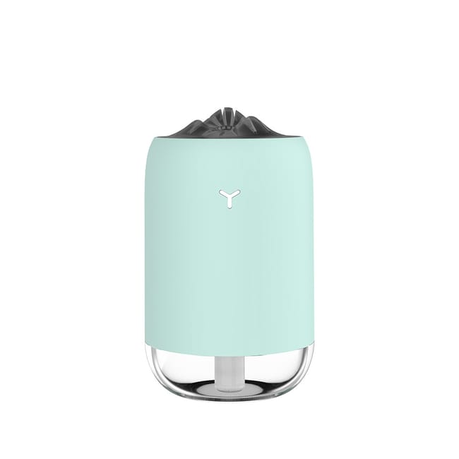 Mini przenośny nawilżacz powietrza 260 ml, nawilżacz z chłodną mgiełką i 7-kolorową lampką nocną, mały, osobisty nawilżacz powietrza do biura i podróż