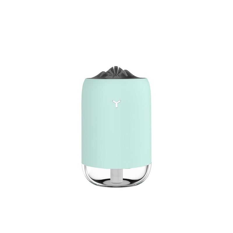 Mini przenośny nawilżacz powietrza 260 ml, nawilżacz z chłodną mgiełką i 7-kolorową lampką nocną, mały, osobisty nawilżacz powietrza do biura i podróż