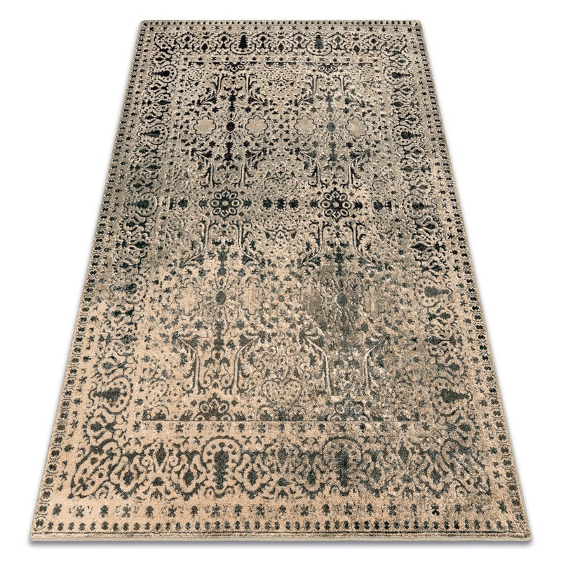 Dywan wełniany OMEGA PERONA orientalny iron zielony 170x235 cm