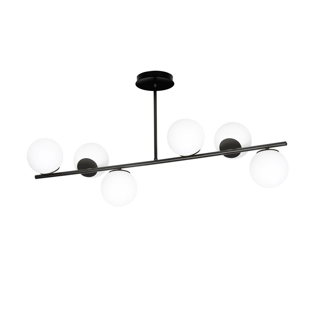 Żyrandol Emibig 6xE14 40W BIOR 6 BLACK 1020/6