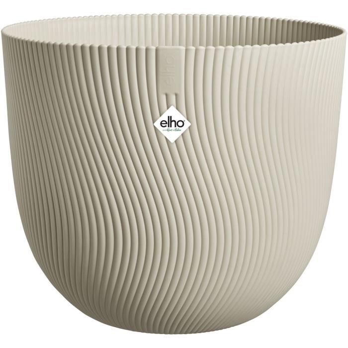 Doniczka - ELHO - Sereh Round 40 - Beige - Ø 39 x H 33 cm - 100% recycling