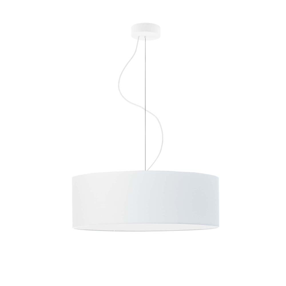 Lampa sufitowa żyrandol lampa wisząca z abażurem walec 50 cm BLUES