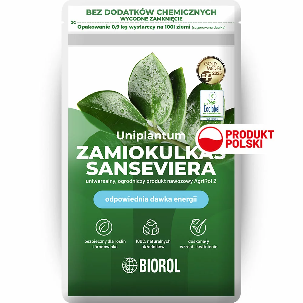 Biorol organiczny polepszacz gleby Zamiokulkas i Sensevieria 900g nawóz