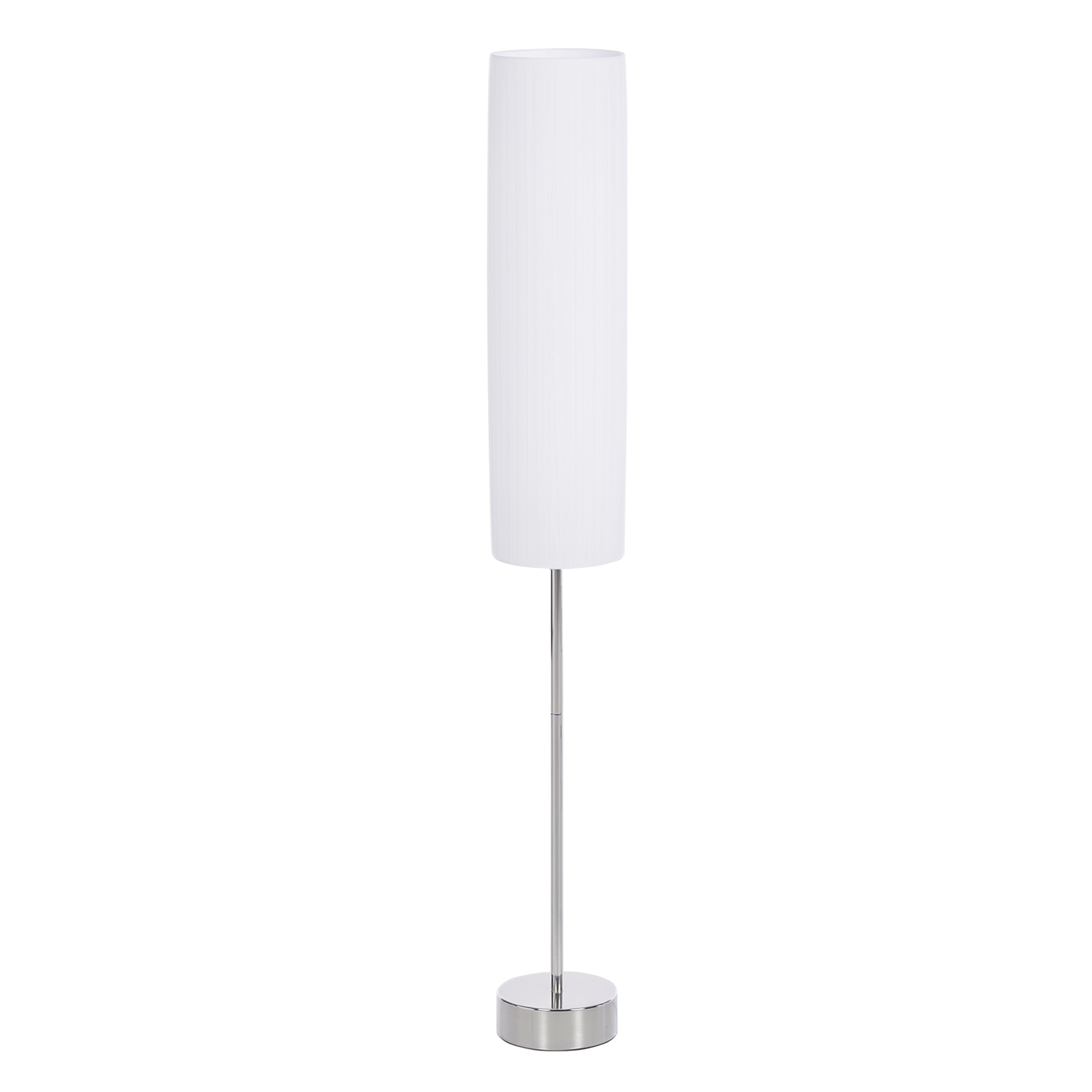 Nowoczesna lampa podłogowa z 2 oprawkami E27, stal nierdzewna, 120 cm, biała