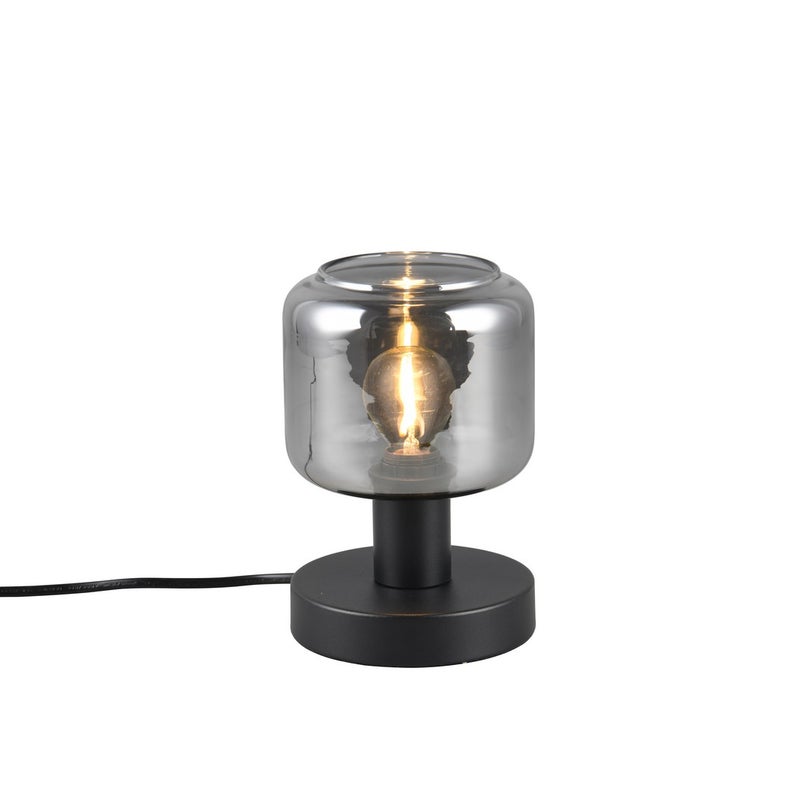 Lampa stołowa MATARO 1xE14x10W metal czarna wym:18x12x12cm IP20 Trio