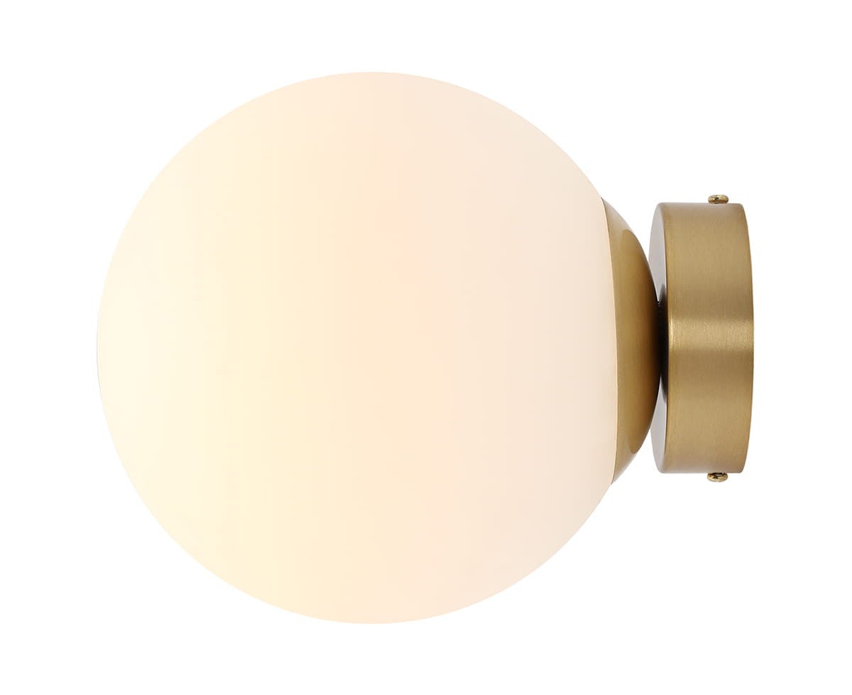 Lampa ścienna mosiężna BALL duża Aldex 1076C40_M