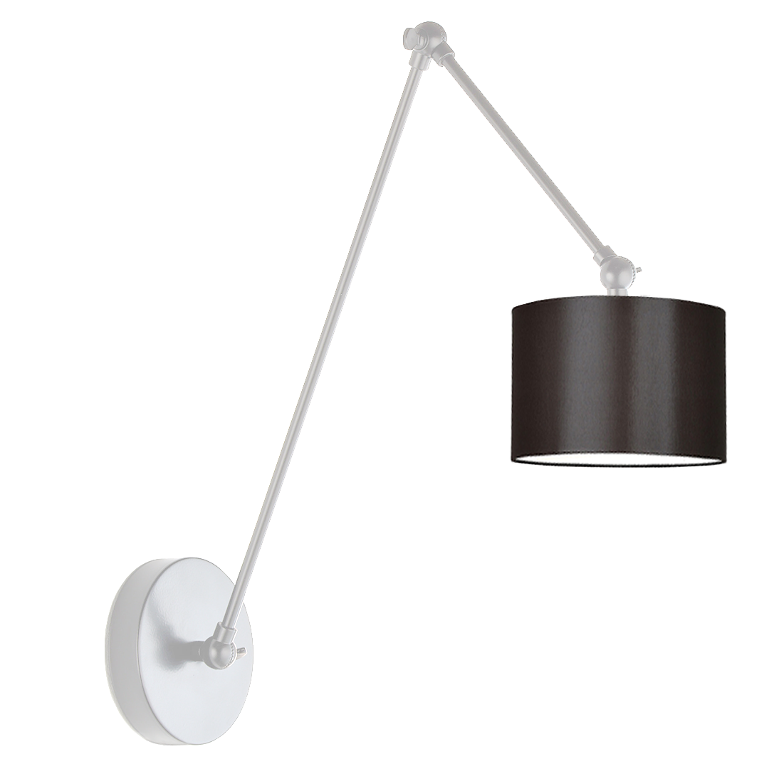 Kinkiet przegubowy lampa ścienna lampa na ścianę regulowany z abażurem walec SOUL II