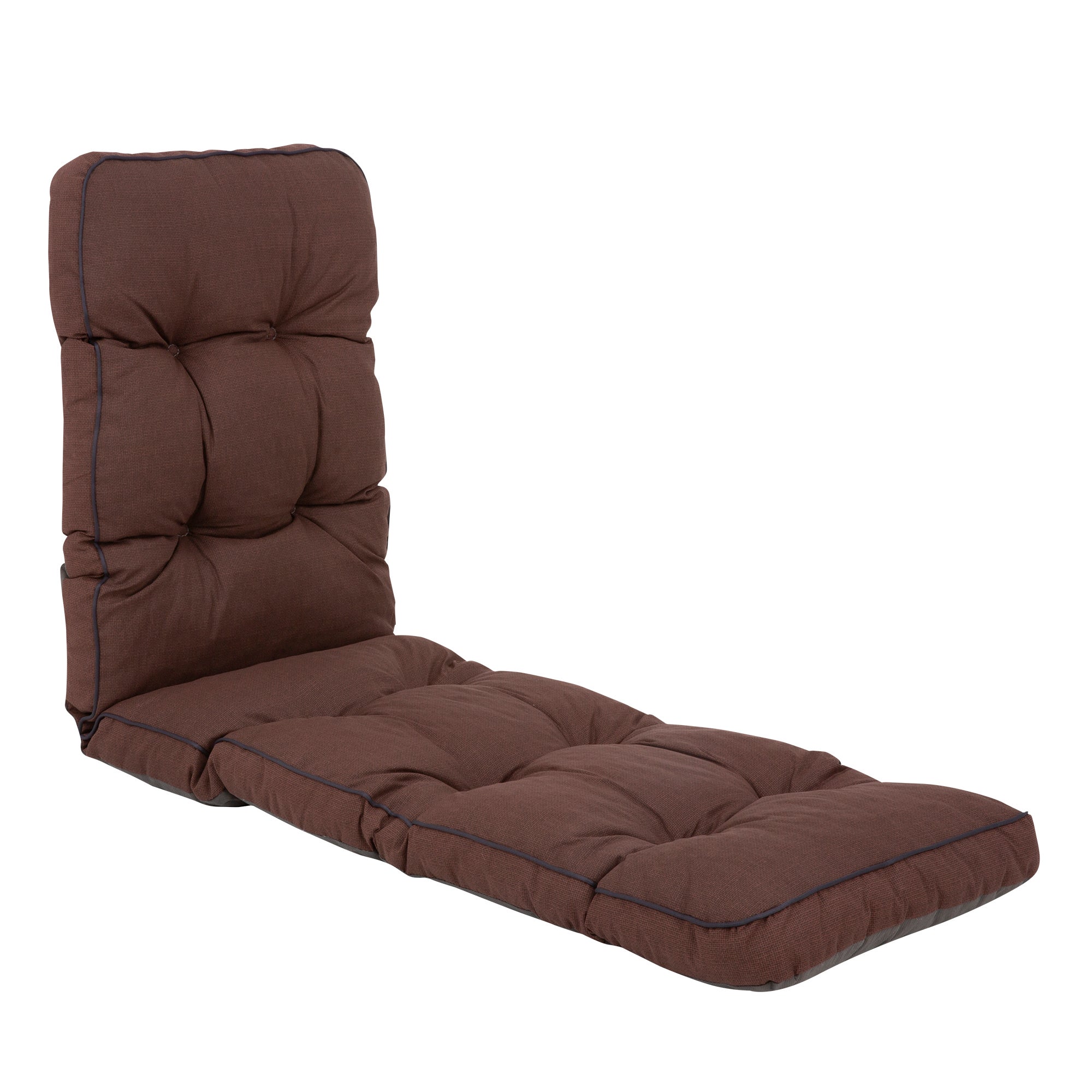 Poduszka na leżak 180 cm Modena Flocke / Lena Lounger brązowy PATIO