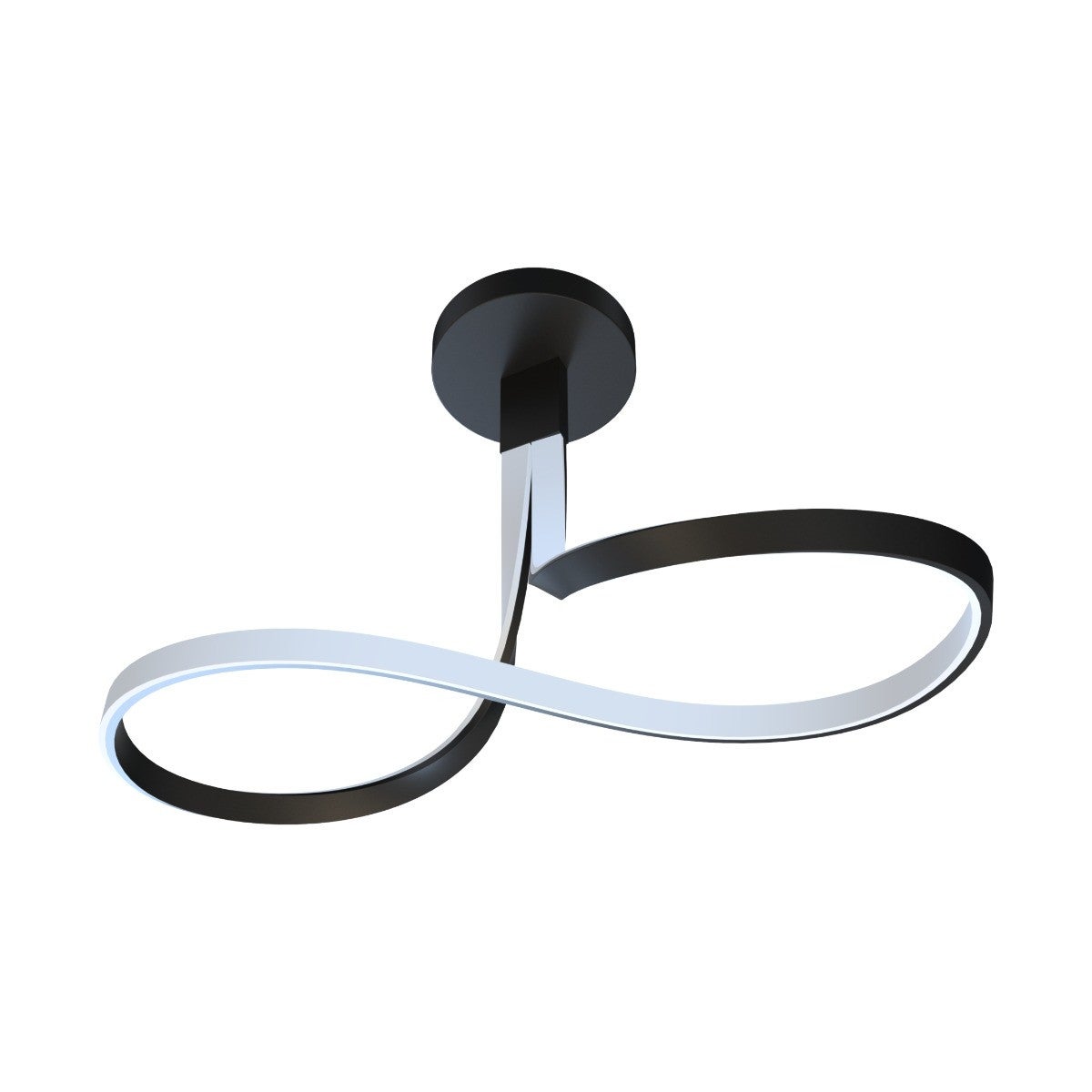 Lampa sufitowa ledowa czarna VISO LED 26W Zuma Line MX9932-1-3BD