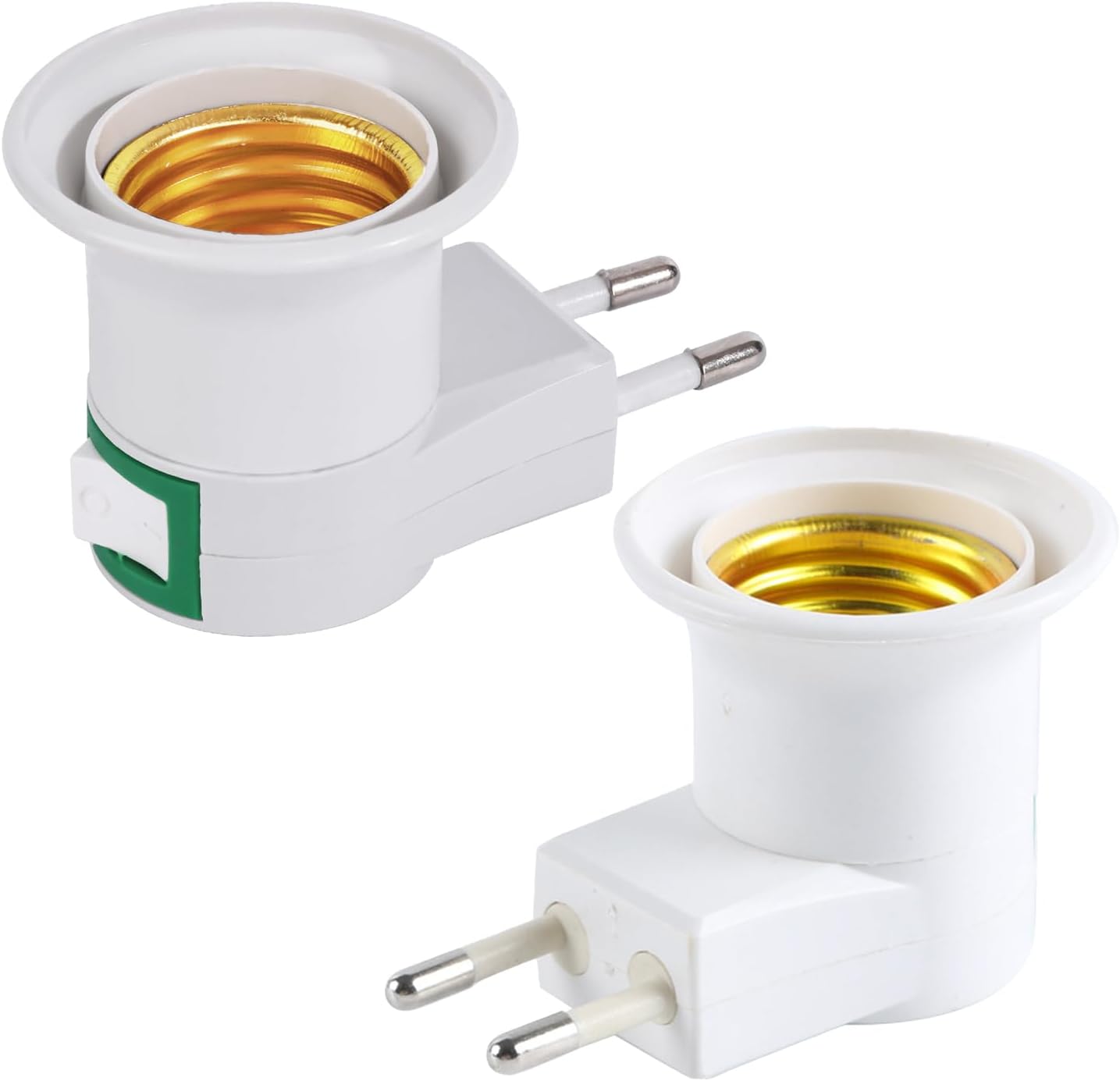1 szt. Gniazdo - adapter gniazda E27, uchwyt żarówki LED, podstawa gniazda lampy LED, konwersja na gniazdko elektryczne i gniazdo E27