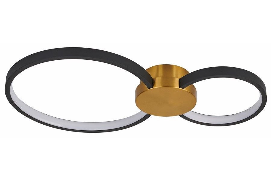 Lampa wisząca Condida LED 20W Odcienie bieli 1600lm czarno-złota-biała wym: 6 x 50 x 30 cm Reality