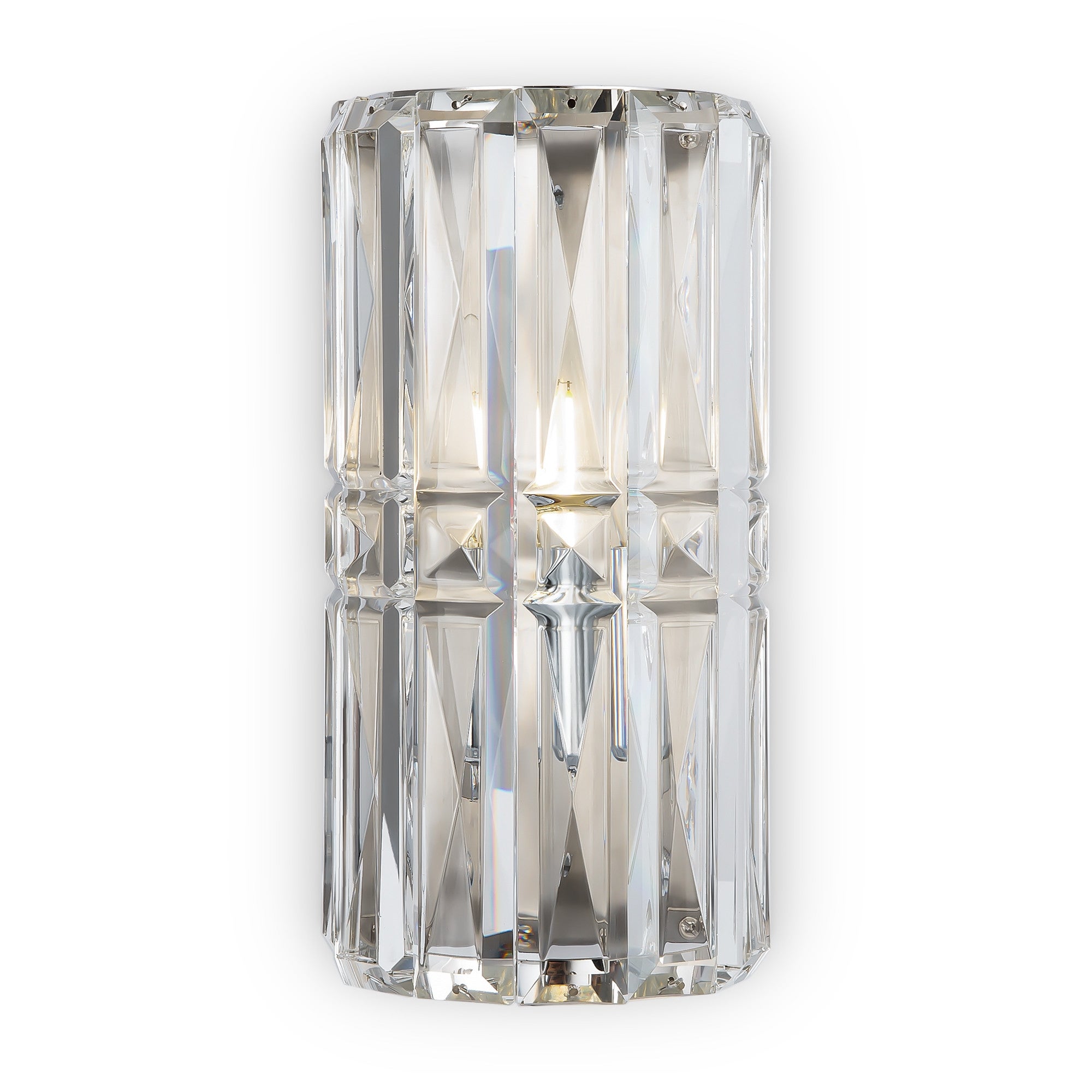 Lampa ścienna glamour kryształ Facet Maytoni MOD094WL-01CH