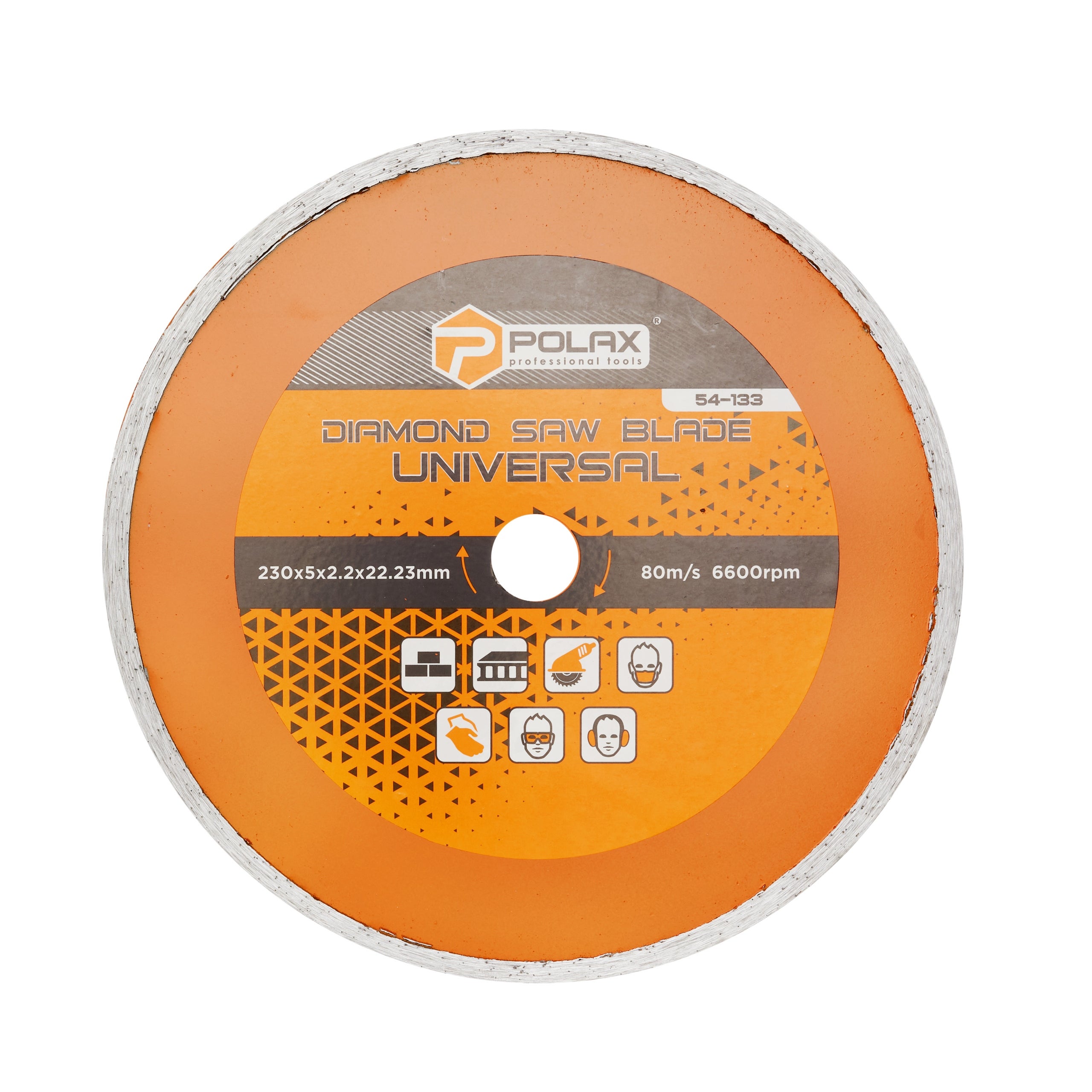 Tarcza diamentowa do cięcia płytek Universal 230х5х2.2x22.23 Polax
