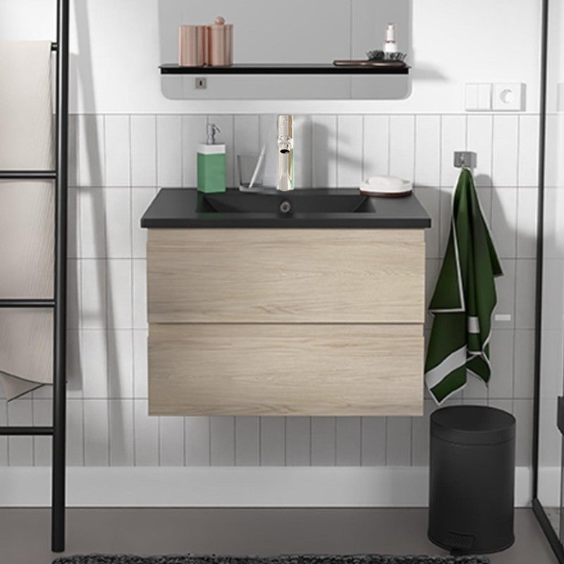 Zestaw umywalkowy 60 cm z blatem ceramicznym i baterią chromowaną SORRENTO