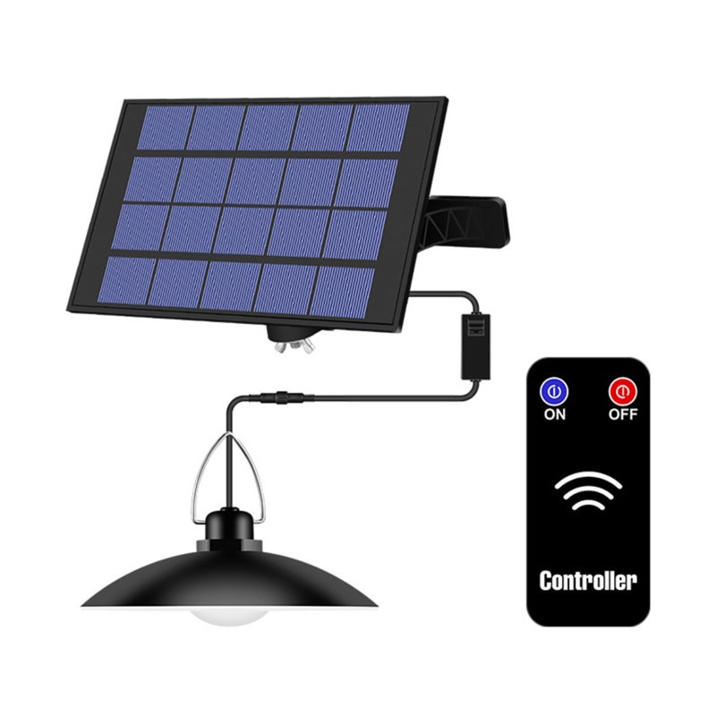 Lampa wisząca LED Solarna Zewnętrzna IP65 Wodoodporna Lampa zasilana energią słoneczną z pilotem do drzwi, dziedzińca i ścieżki