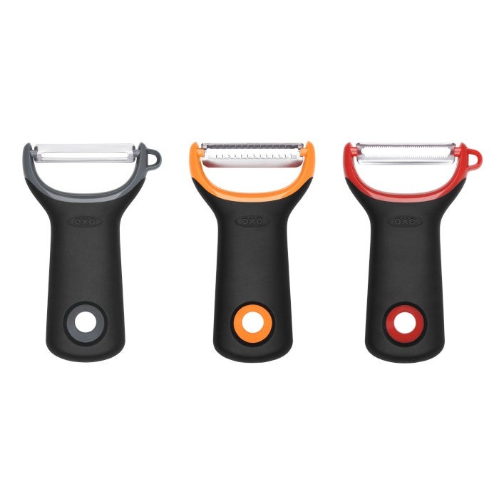 OXO zestaw 3 obieraczek czarny-multikolor Good Grips