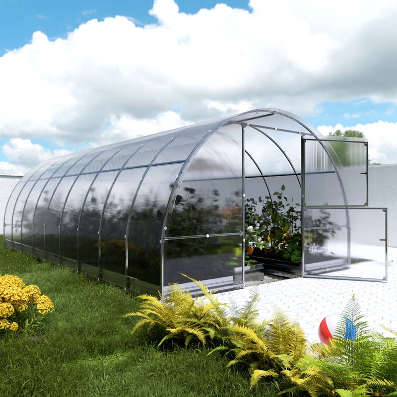 Szklarnia KLASIKA EASY 3 x 6 m (18 m²), 4 mm z powłoką z poliwęglanu 1szt.