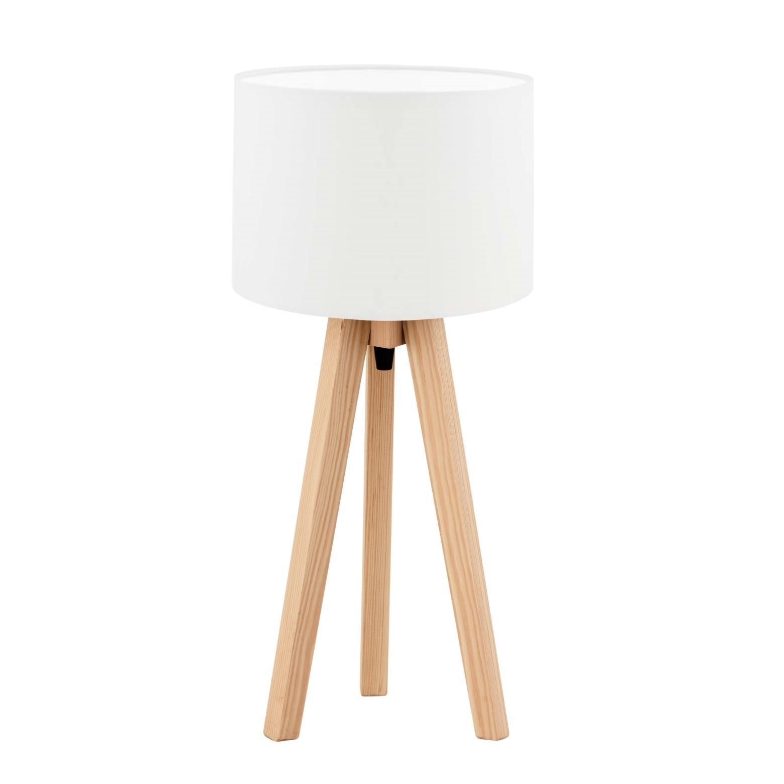 Lampka nocna na biurko lampa biurkowa LED z abażurem walec 17 cm ARBORIS