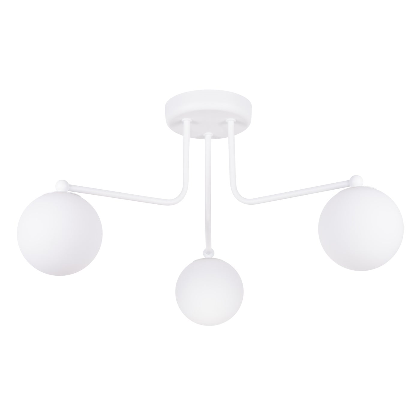 Lampa sufitowa KOSMOS biała 3xG9x8W szkło wym:29x62x62cm IP20 Pure Lume