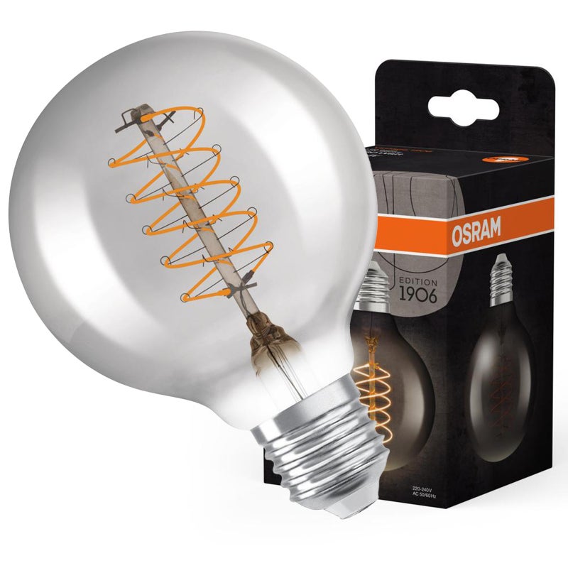 Żarówka LED Osram Dekoracyjna G80 Kula E27 7.8W 360lm 1800K Ciepła 320st Dymiona Filament Ściemnialna