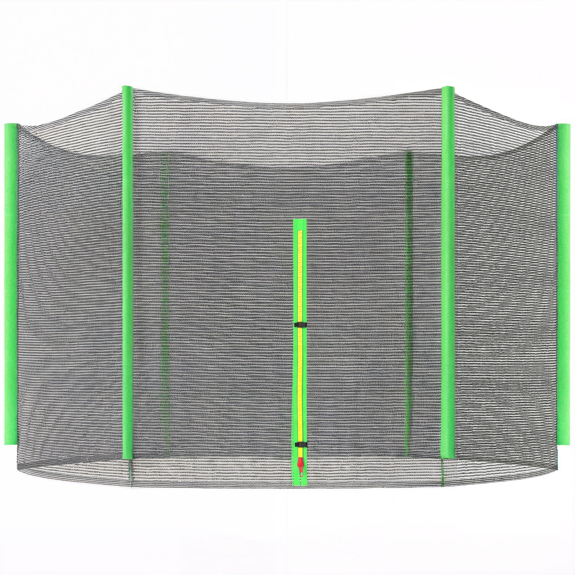 Siatka zamienna trampolina 10 stóp, 6 osłon, zamek, zielona, UV