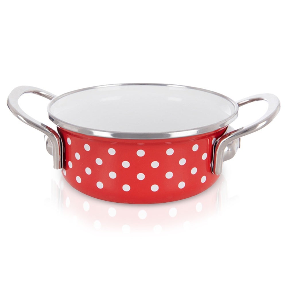 Garnek emaliowany TECKA 14 cm, 600 ml