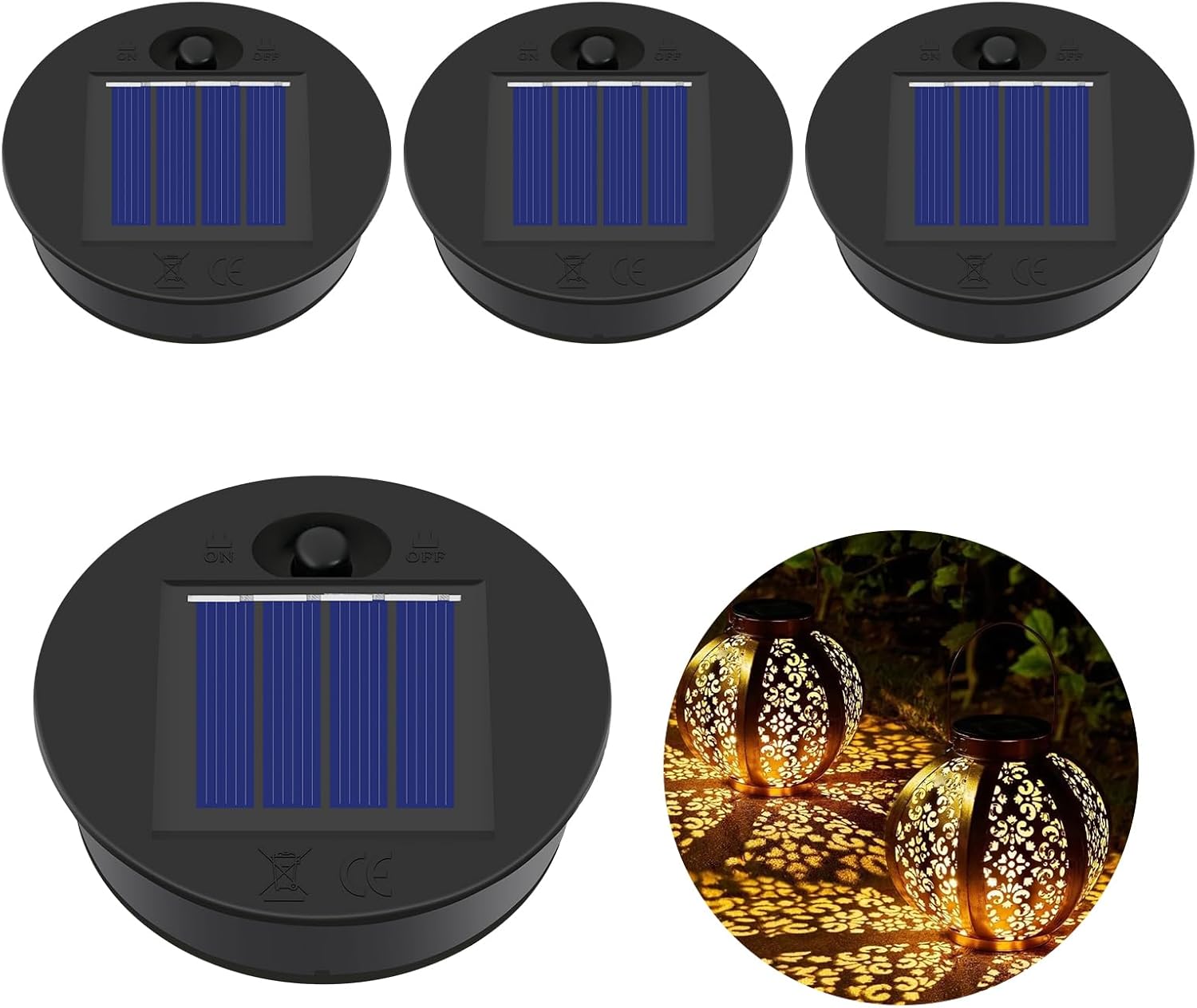 Zamienne lampy solarne, wymiana osłony solarnej, zamienne lampy solarne z diodami LED, do latarni solarnych, dekoracja ogrodu