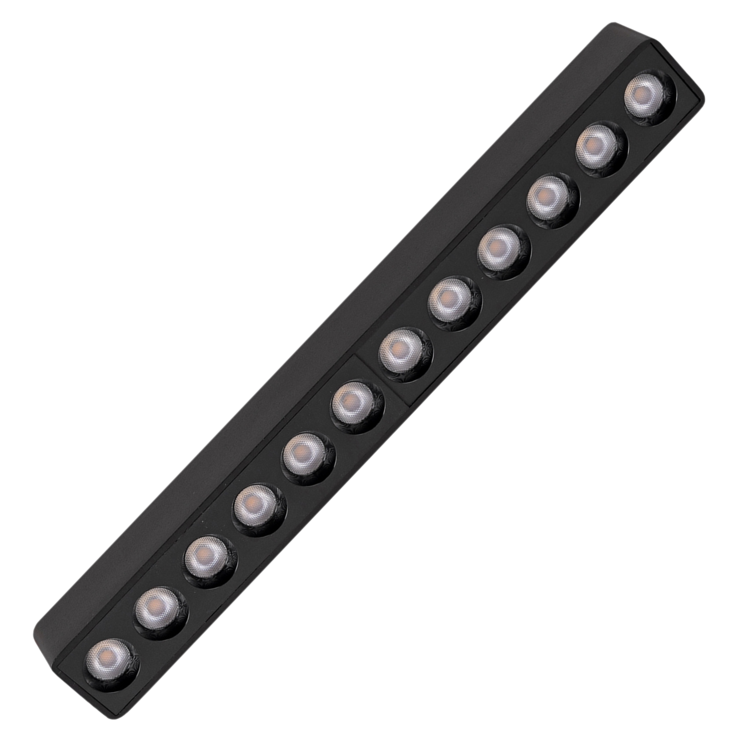 Panel szynowy LED oprawa na szynę magnetyczną REFLEKTOR Lampa 12-punktowa czarna 4000K 960lm długość 23cm - LEDHOFF