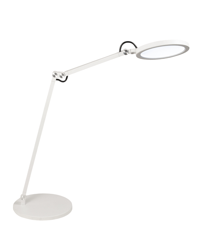 Regina Fabas Luce lampa stołowa LED biała, regulowana, dotykowa, 9 W, ściemnialna CCT 3000-6000 K