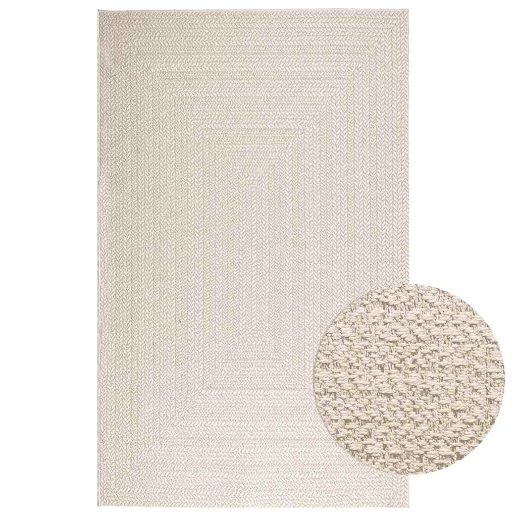 Dywan Zewnętrzny 160x230 cm Kremowy 1200 g/m² na Taras na Balkon do Ogrodu