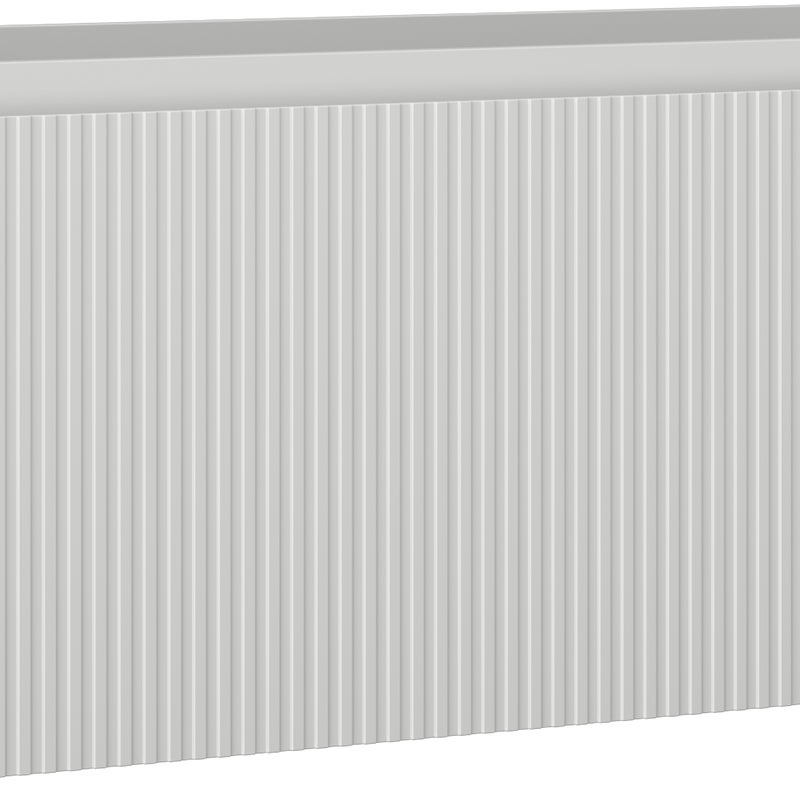 Mexen Rivel szafka łazienkowa podumywalkowa 120 cm, 1 szuflada, ryflowana , szara mat - 91A20-12047-1-BF62