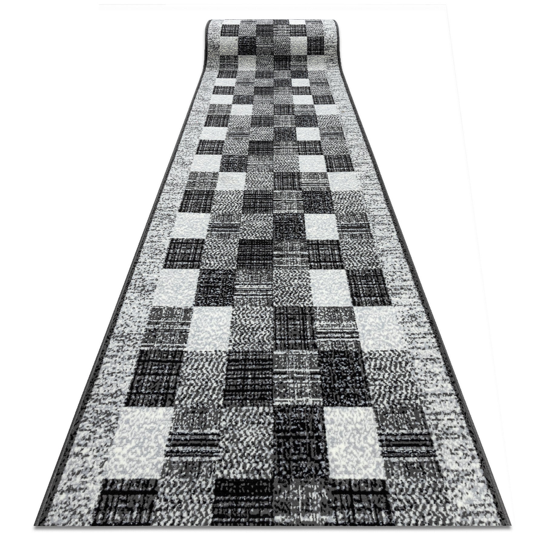 CHODNIK BCF RAFIA szary 100 cm 100x1300 cm